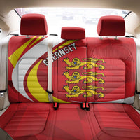 Guernsey Coat Of Arms Back Car Seat Cover Sporty Style