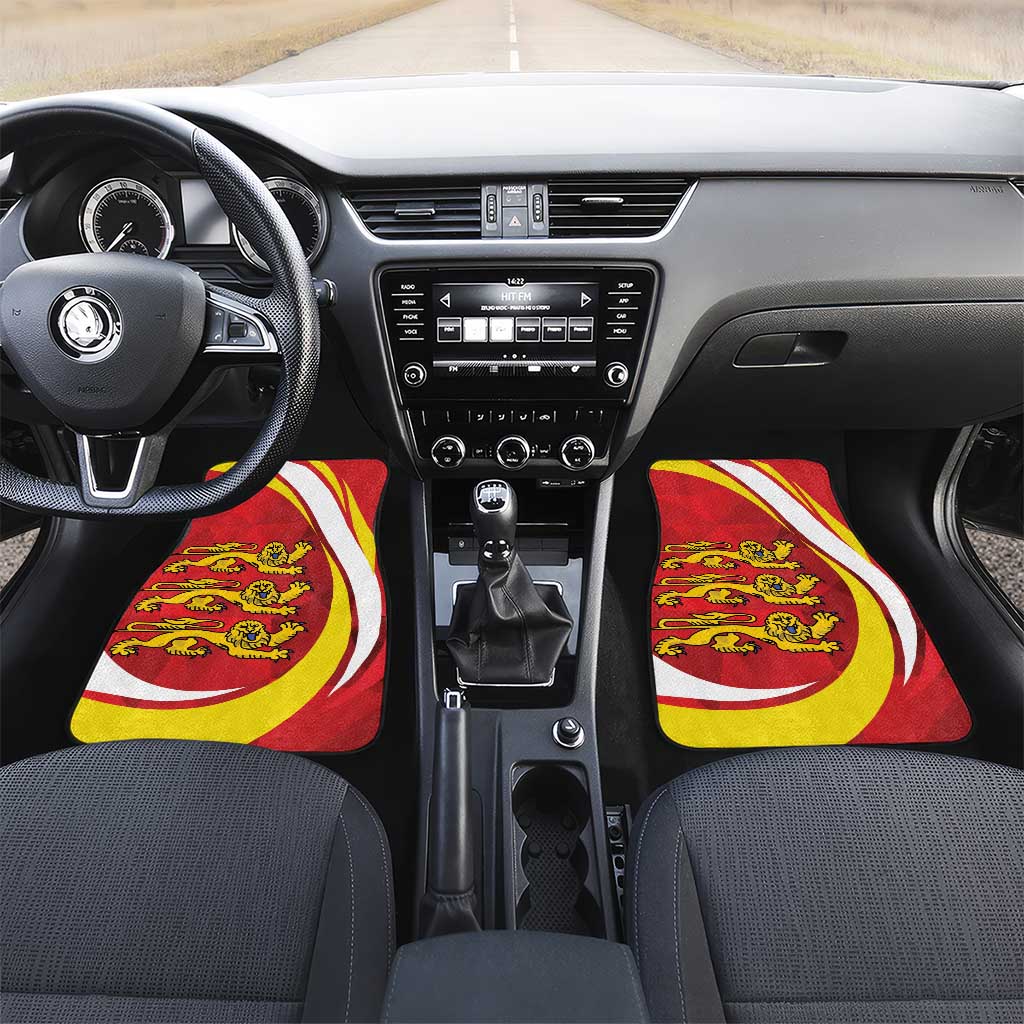 Guernsey Coat Of Arms Car Mats Sporty Style