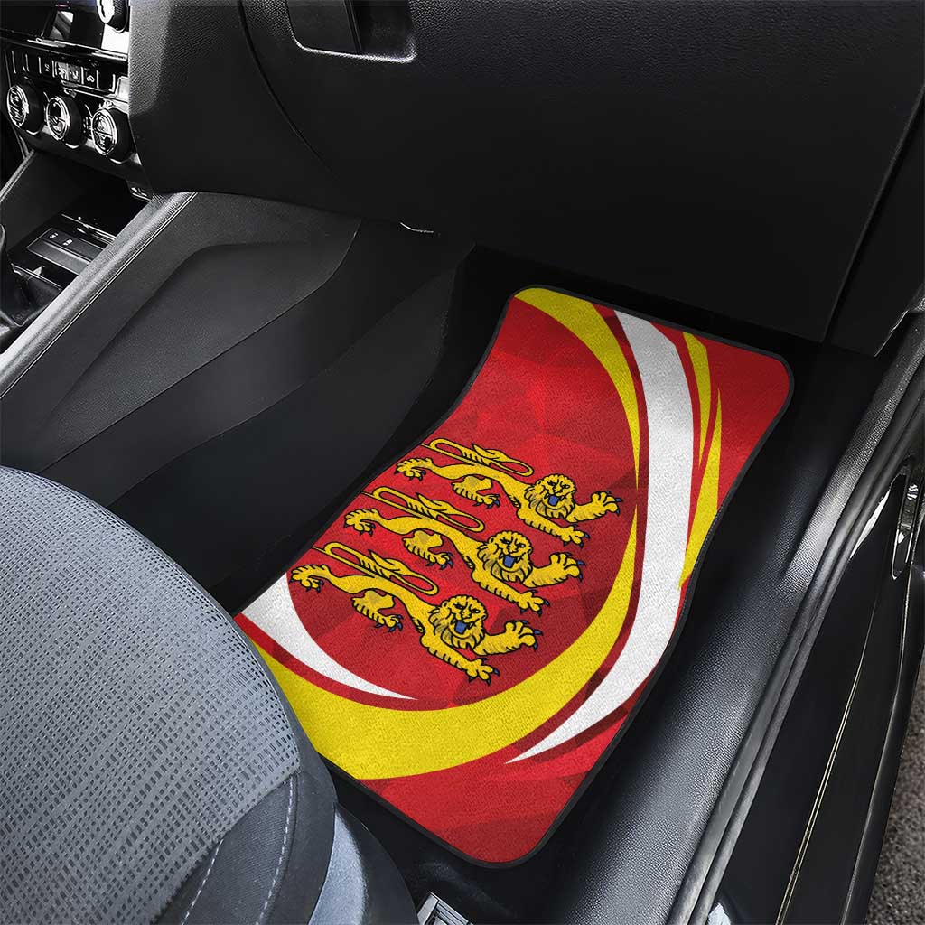 Guernsey Coat Of Arms Car Mats Sporty Style