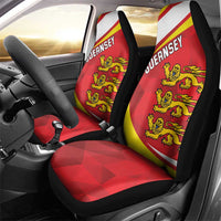 Guernsey Coat Of Arms Car Seat Cover Sporty Style