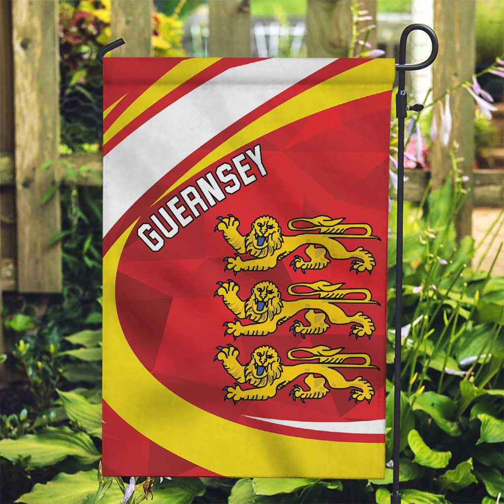 Guernsey Coat Of Arms Garden Flag Sporty Style