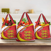 Guernsey Coat Of Arms Grocery Bag Sporty Style