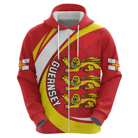 Guernsey Coat Of Arms Hoodie Sporty Style