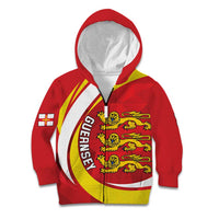 Guernsey Coat Of Arms Kid Hoodie Sporty Style