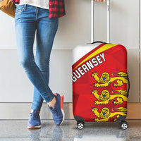 Guernsey Coat Of Arms Luggage Cover Sporty Style