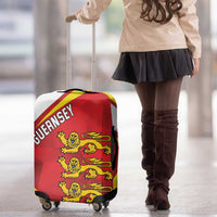 Guernsey Coat Of Arms Luggage Cover Sporty Style