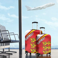 Guernsey Coat Of Arms Luggage Cover Sporty Style