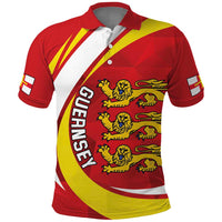 Guernsey Coat Of Arms Polo Shirt Sporty Style