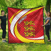 Guernsey Coat Of Arms Quilt Sporty Style