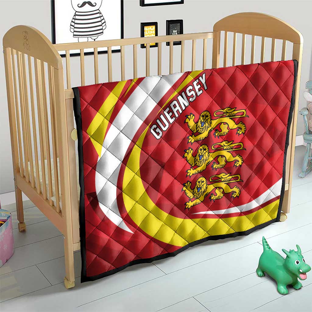 Guernsey Coat Of Arms Quilt Sporty Style