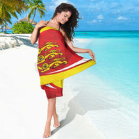 Guernsey Coat Of Arms Sarong Sporty Style