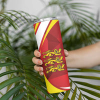 Guernsey Coat Of Arms Skinny Tumbler Sporty Style