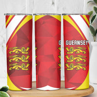 Guernsey Coat Of Arms Skinny Tumbler Sporty Style