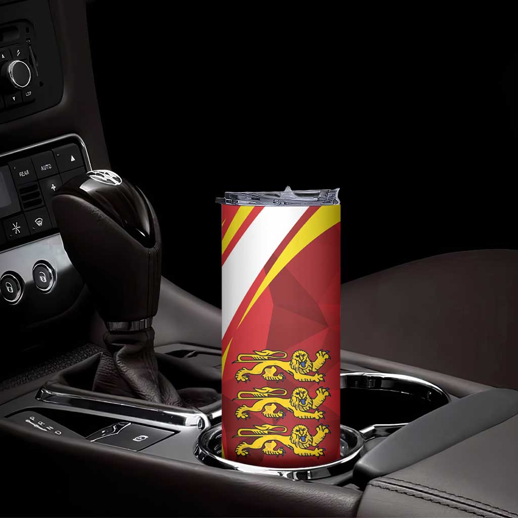 Guernsey Coat Of Arms Skinny Tumbler Sporty Style