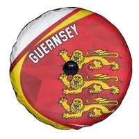 Guernsey Coat Of Arms Spare Tire Cover Sporty Style
