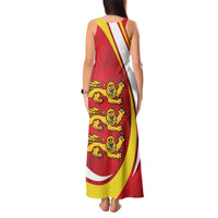 Guernsey Coat Of Arms Tank Maxi Dress Sporty Style