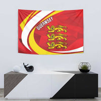 Guernsey Coat Of Arms Tapestry Sporty Style