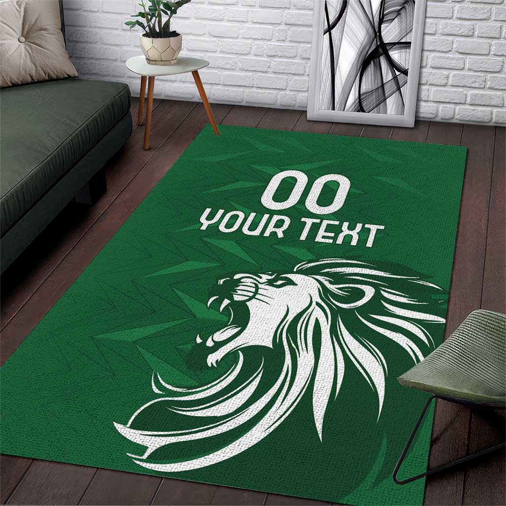 Custom Guernsey Football Area Rug Go Champions