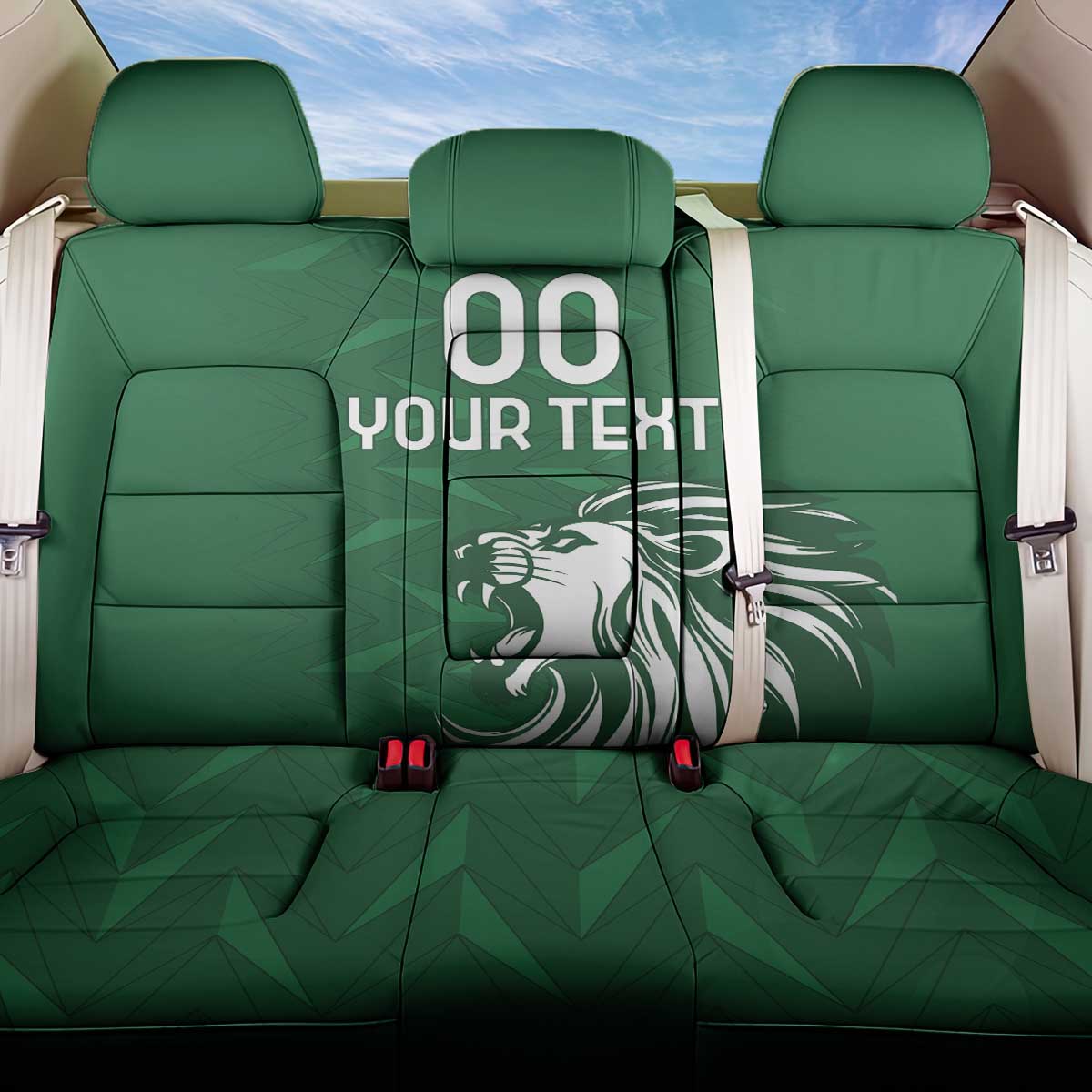 Custom Guernsey Football Back Car Seat Cover Go Champions