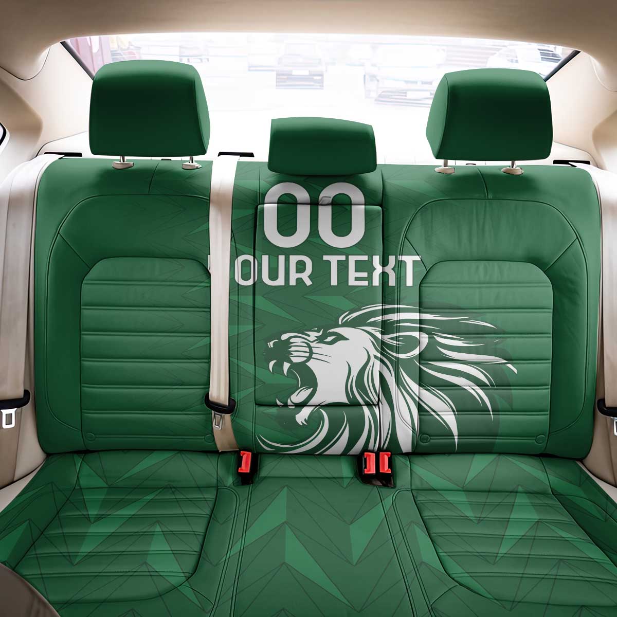 Custom Guernsey Football Back Car Seat Cover Go Champions