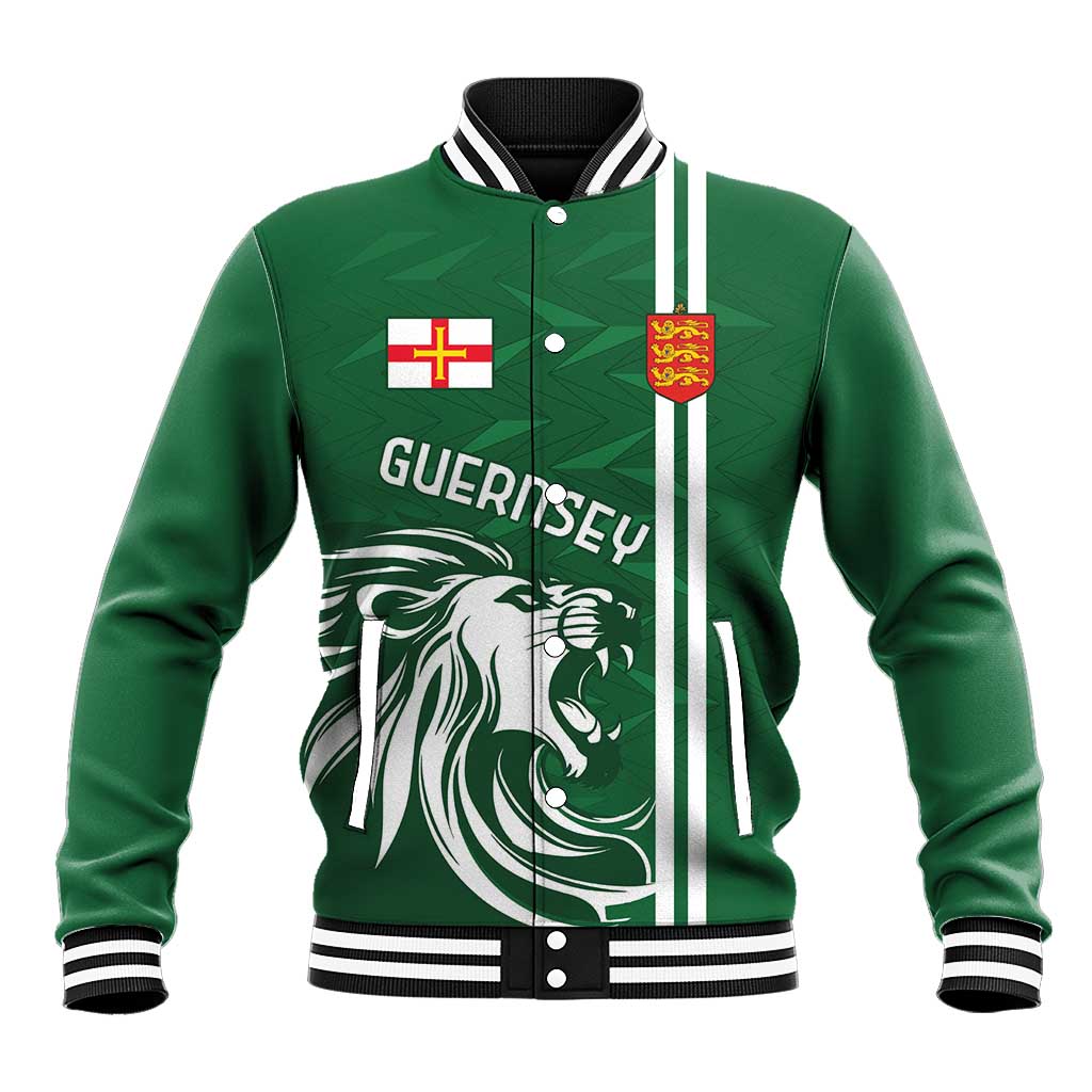 Custom Guernsey Football Baseball Jacket Go Champions