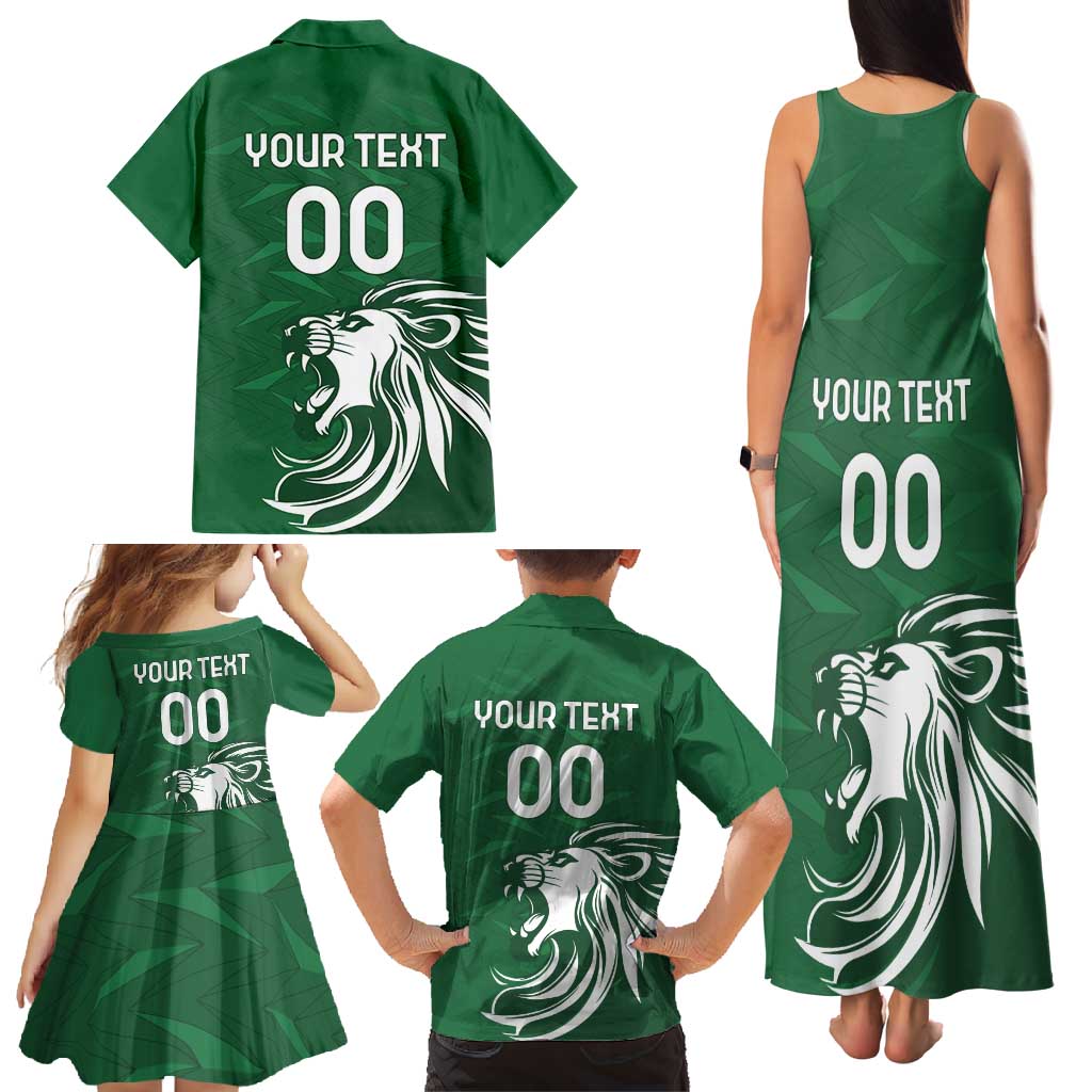 Custom Guernsey Football Family Matching Tank Maxi Dress and Hawaiian Shirt Go Champions