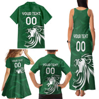Custom Guernsey Football Family Matching Tank Maxi Dress and Hawaiian Shirt Go Champions