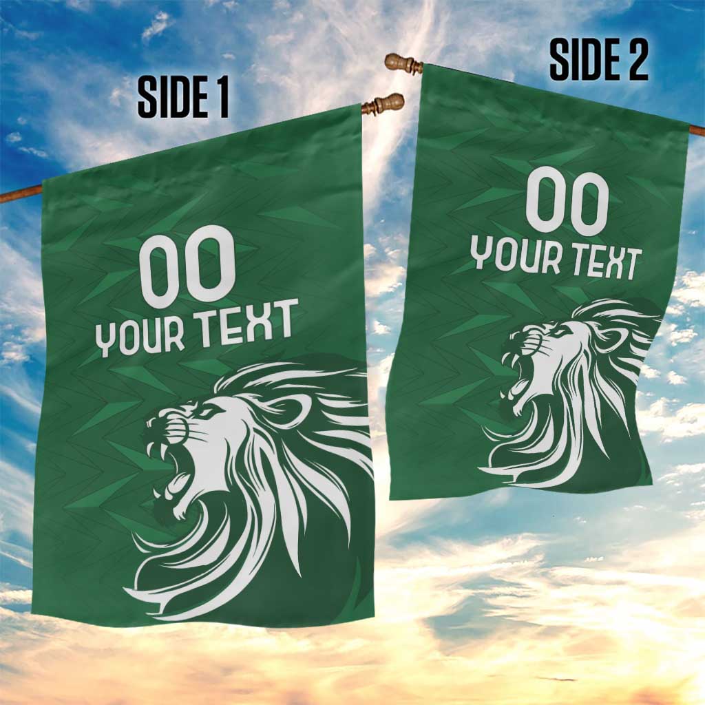 Custom Guernsey Football Garden Flag Go Champions