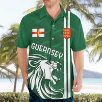 Custom Guernsey Football Hawaiian Shirt Go Champions