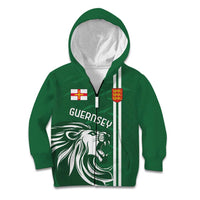 Custom Guernsey Football Kid Hoodie Go Champions