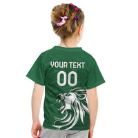 Custom Guernsey Football Kid T Shirt Go Champions