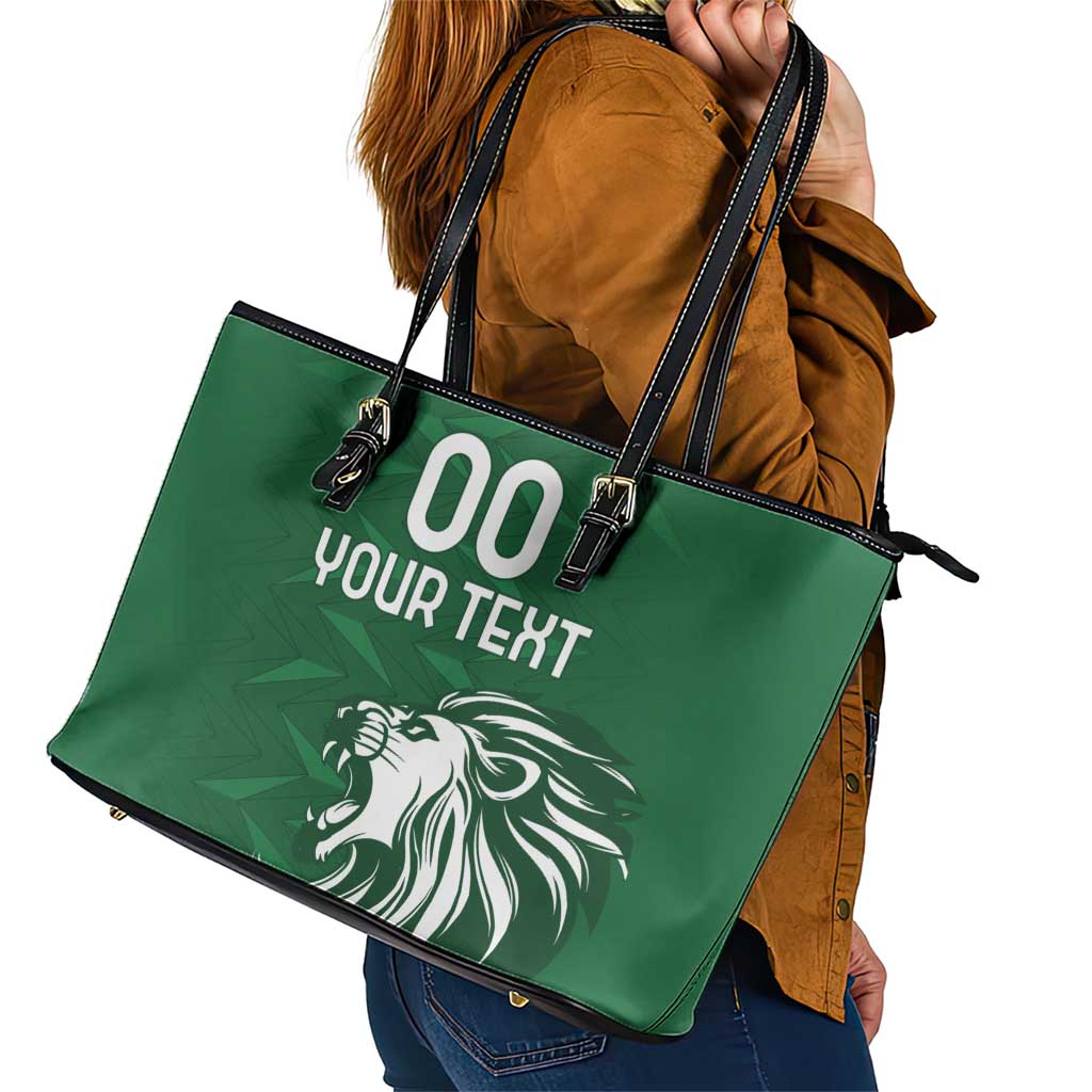 Custom Guernsey Football Leather Tote Bag Go Champions