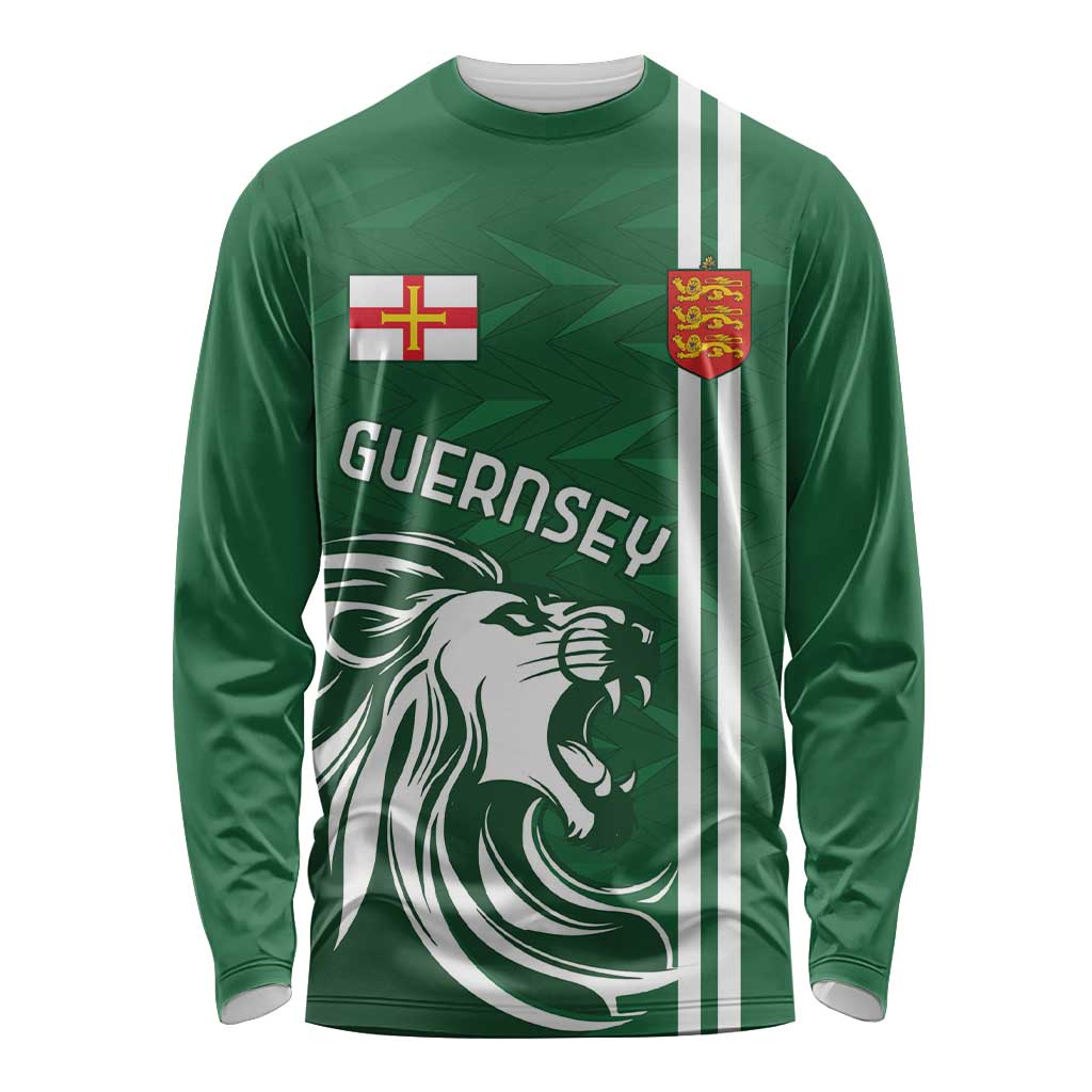 Custom Guernsey Football Long Sleeve Shirt Go Champions