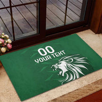Custom Guernsey Football Rubber Doormat Go Champions