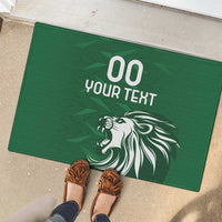 Custom Guernsey Football Rubber Doormat Go Champions