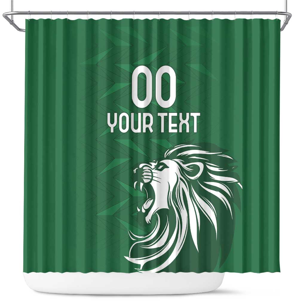 Custom Guernsey Football Shower Curtain Go Champions