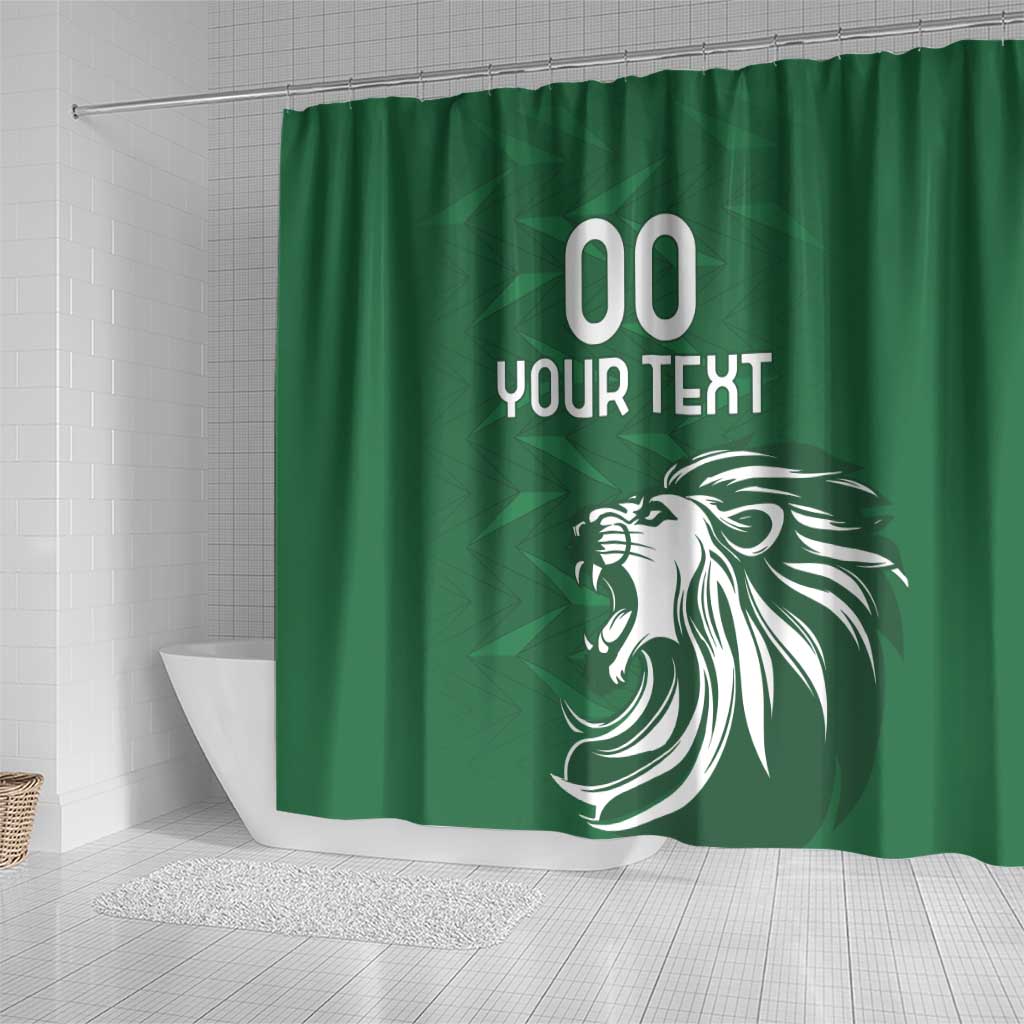 Custom Guernsey Football Shower Curtain Go Champions