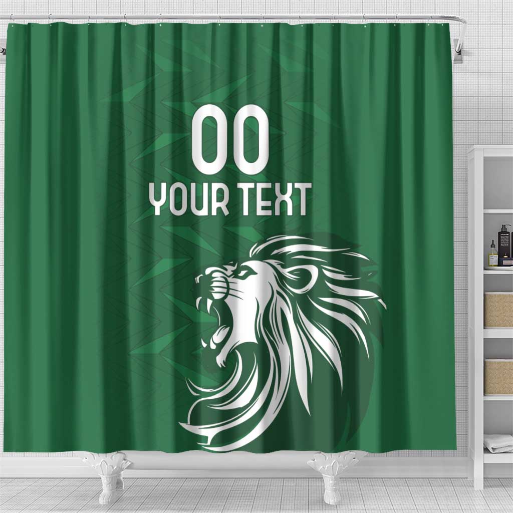 Custom Guernsey Football Shower Curtain Go Champions