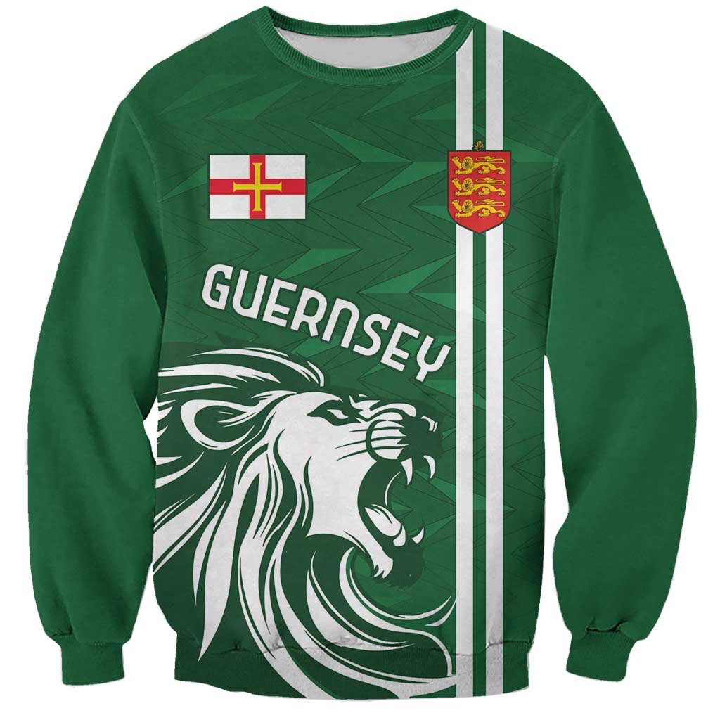 Custom Guernsey Football Sweatshirt Go Champions