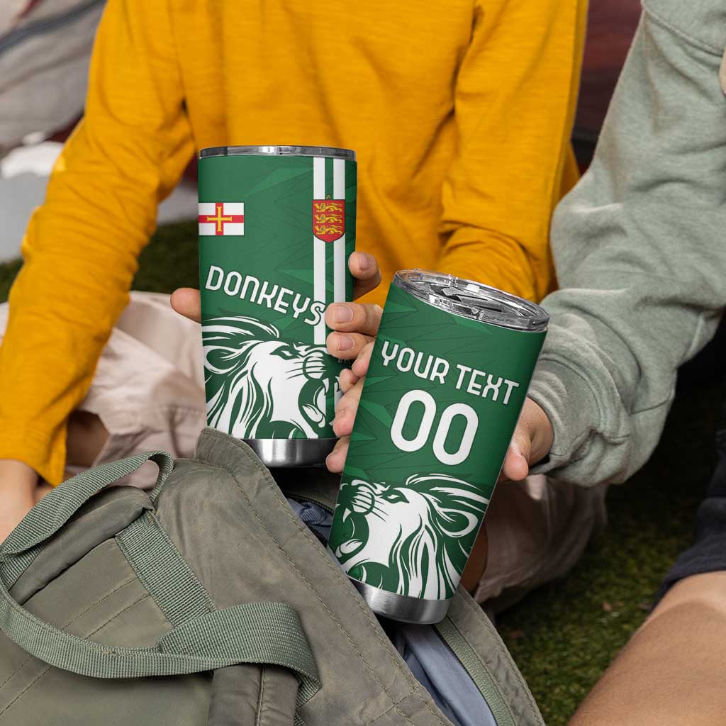 Custom Guernsey Football Tumbler Cup Go Champions