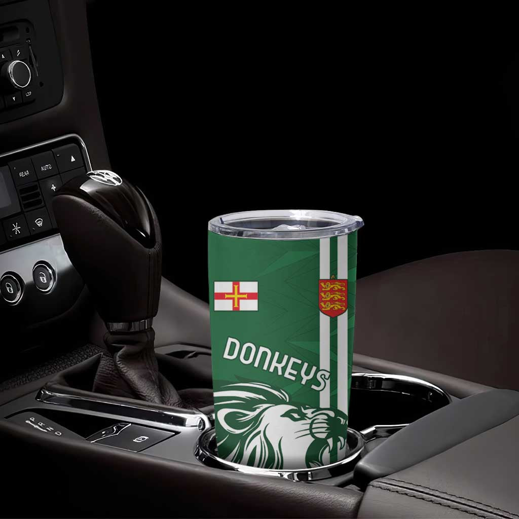 Custom Guernsey Football Tumbler Cup Go Champions