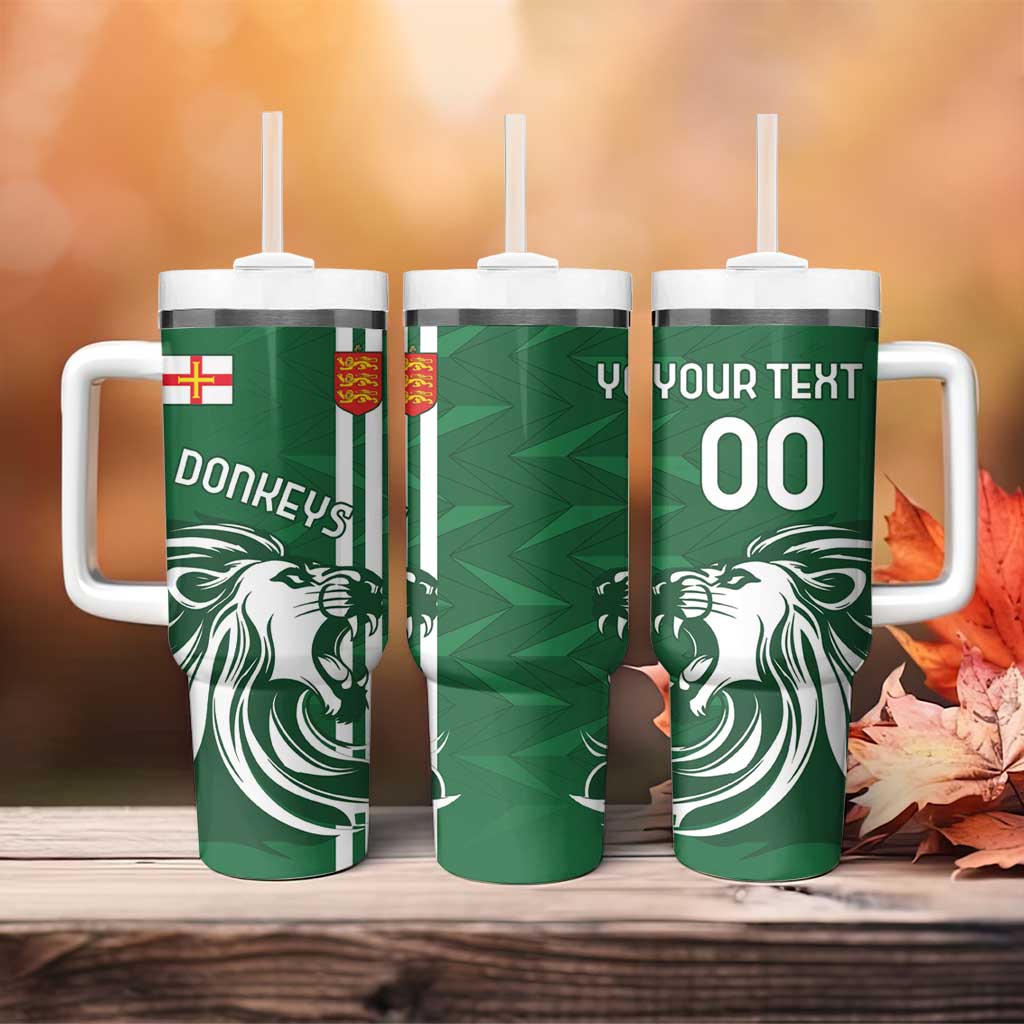 Custom Guernsey Football Tumbler With Handle Go Champions