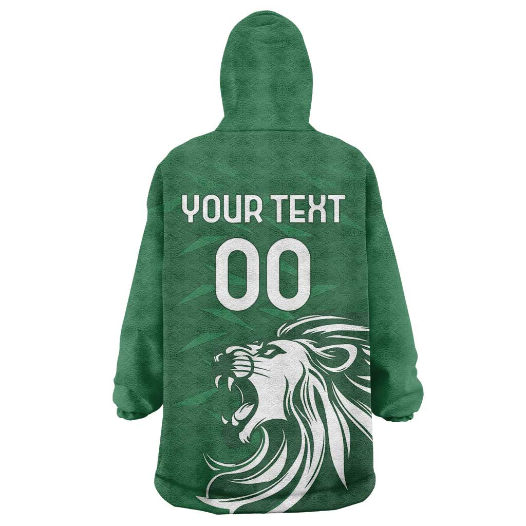 Custom Guernsey Football Wearable Blanket Hoodie Go Champions