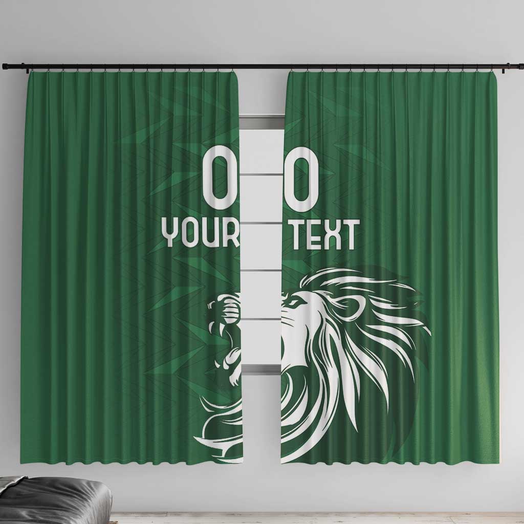 Custom Guernsey Football Window Curtain Go Champions