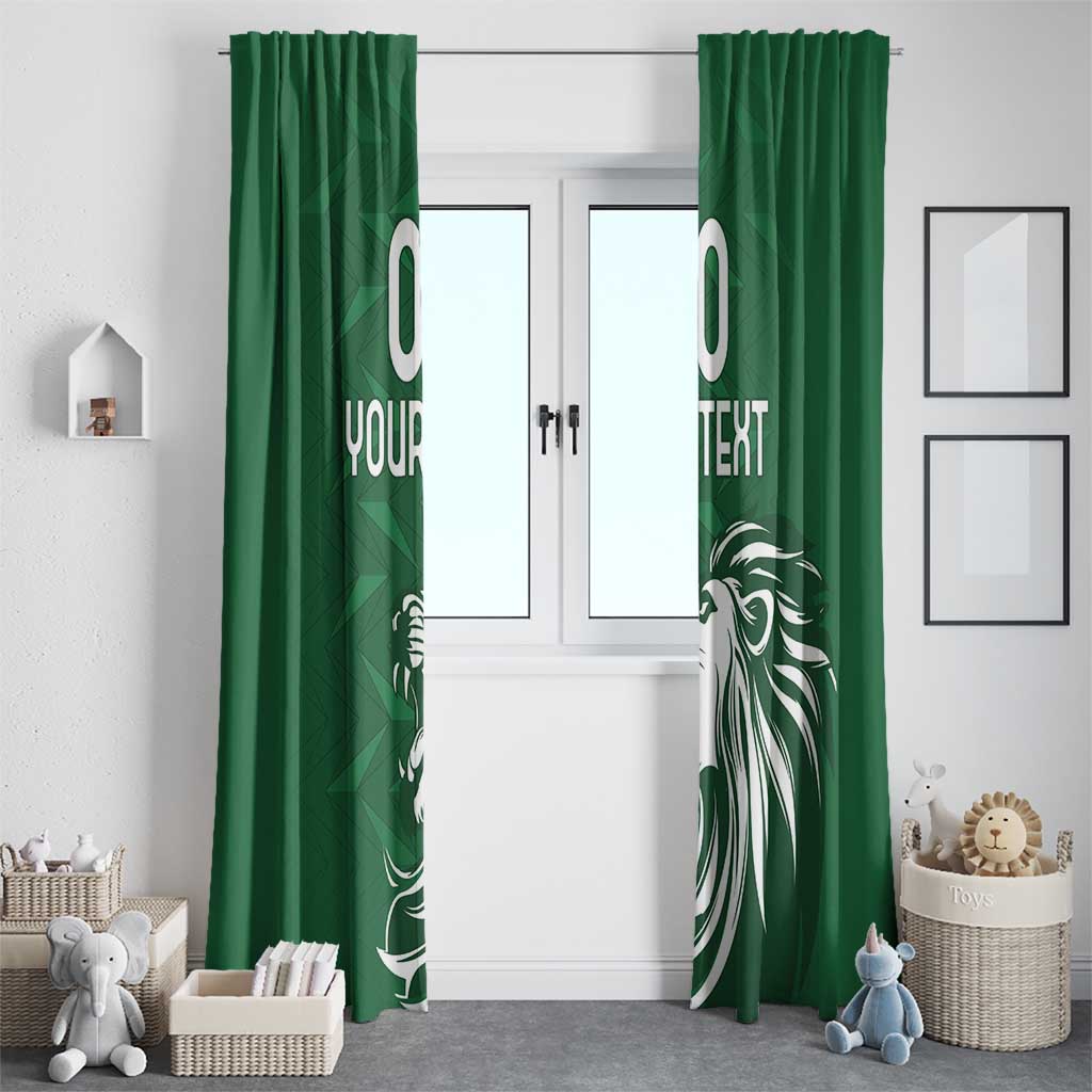 Custom Guernsey Football Window Curtain Go Champions