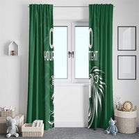 Custom Guernsey Football Window Curtain Go Champions