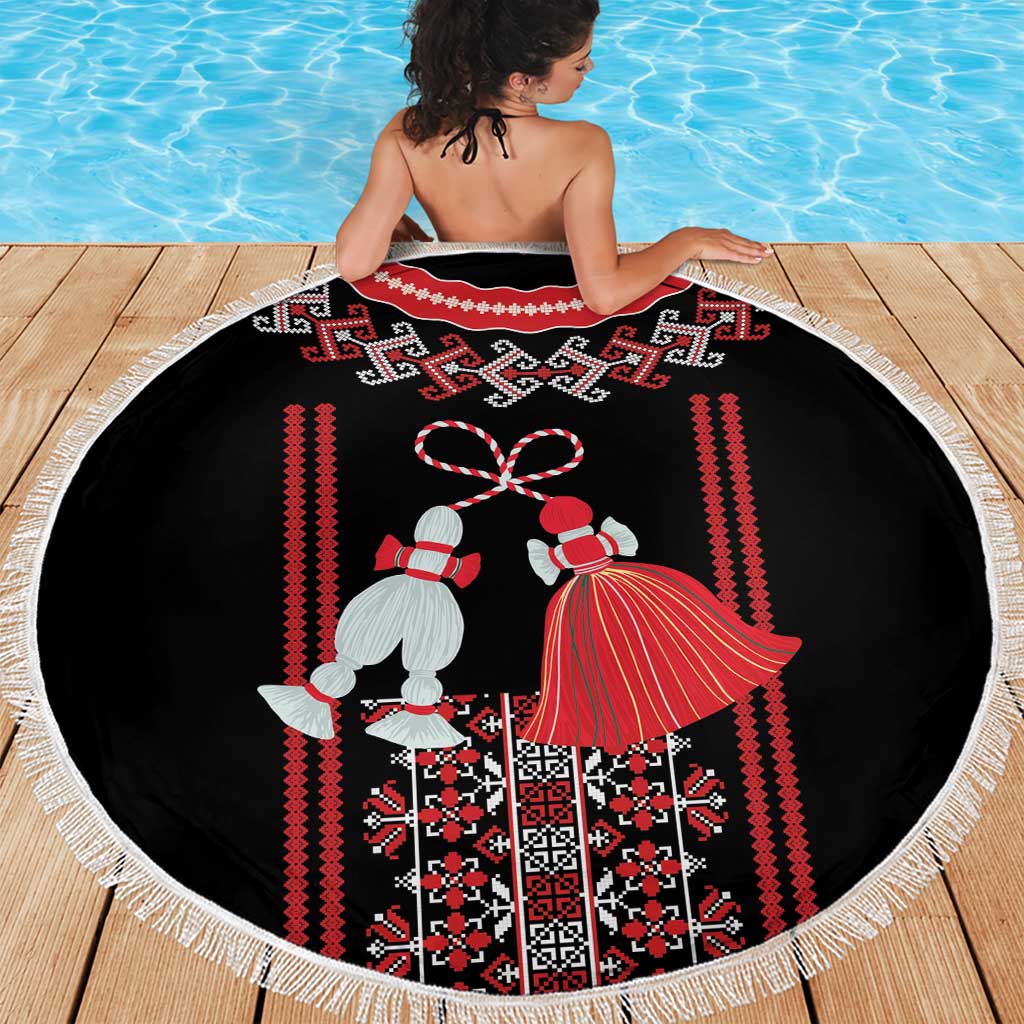 Traditional Spring Martisor Day Beach Blanket Romanian Embroidery Patterns