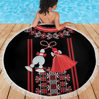 Traditional Spring Martisor Day Beach Blanket Romanian Embroidery Patterns