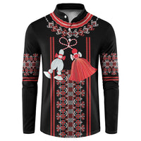 Traditional Spring Martisor Day Button Sweatshirt Romanian Embroidery Patterns