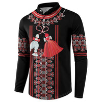 Traditional Spring Martisor Day Button Sweatshirt Romanian Embroidery Patterns